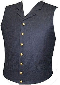 Military Vests for U.S. (Union) Enlisted, NCO's and Officers
